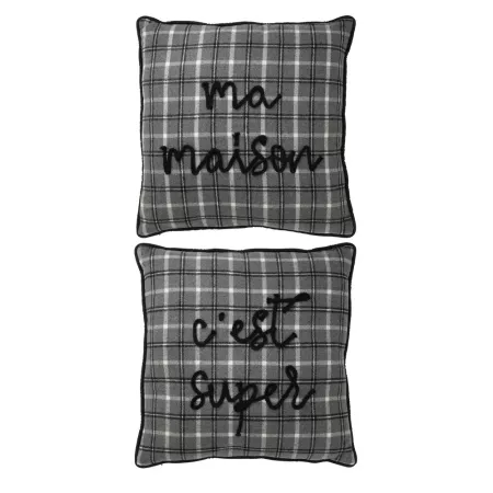 Lot de 2 Coussins Ma Maison C'est Super