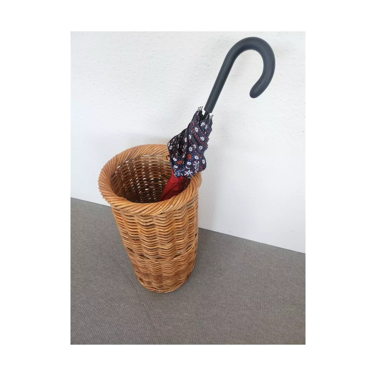 Porte Parapluie Rotin Naturel