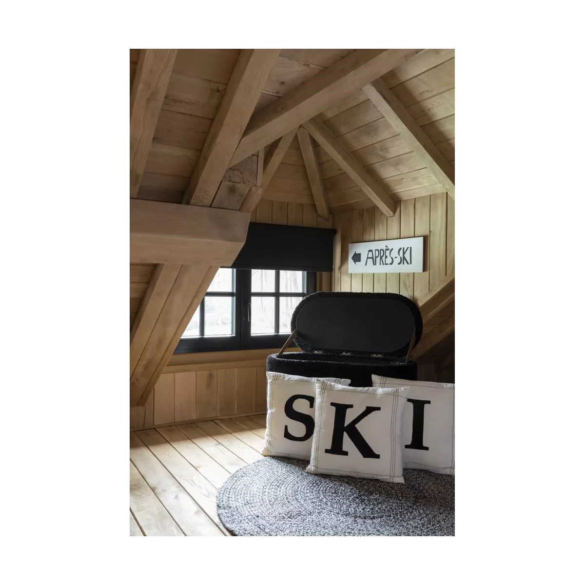 Lot de 3 Coussins Ski
