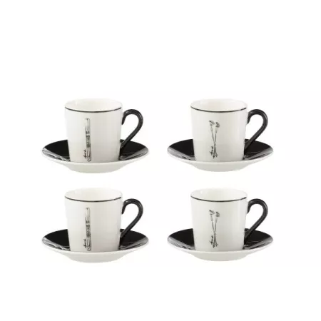 Série de 4 Tasses à Café Ski PM