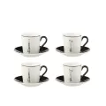 Série de 4 Tasses à Café Ski PM