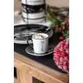 Coffret 4 Bols sur socle Montagne Ski