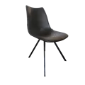 Chaise Happy Simili Wicker Noir