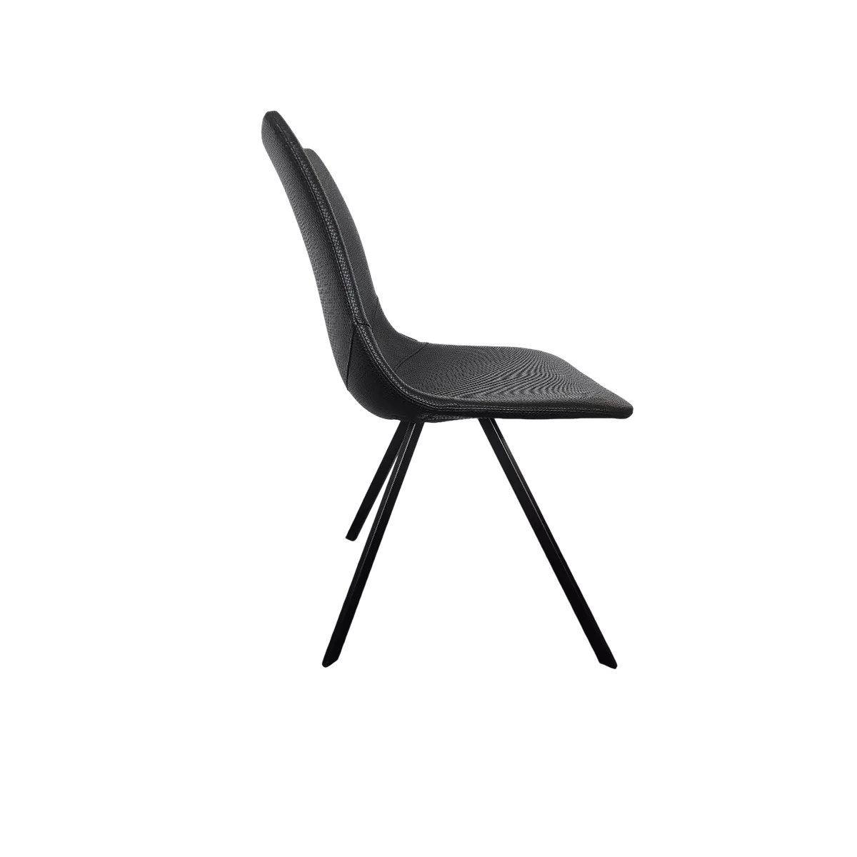 Chaise Happy Simili Wicker Noir