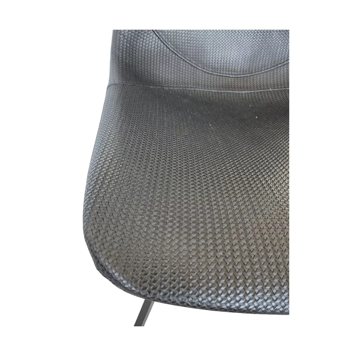 Chaise Happy Simili Wicker Noir
