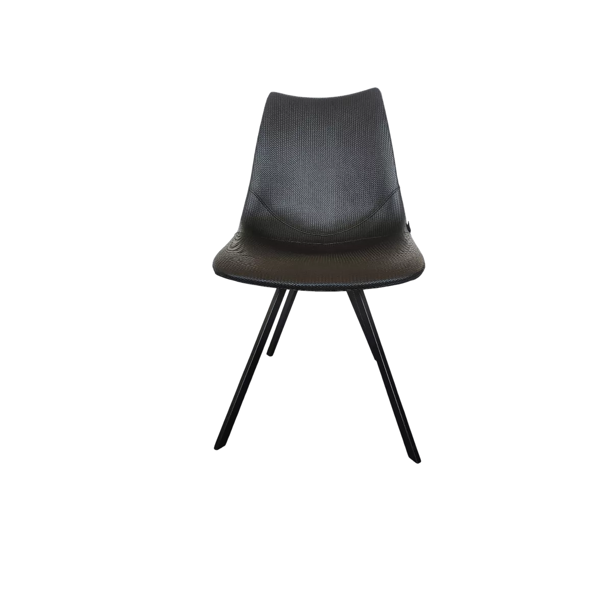 Chaise Happy Simili Wicker Noir