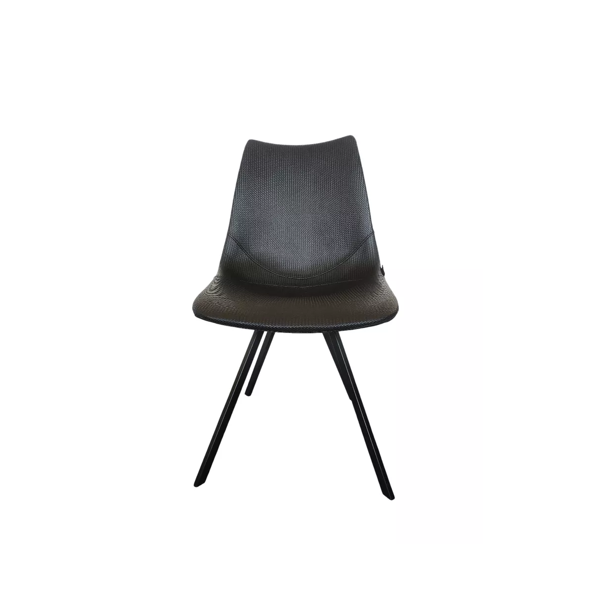 Chaise Happy Simili Wicker Noir