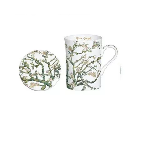 Coffret 1 Tisanière Les Amandiers Van Gogh Blanc