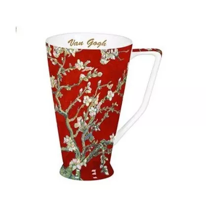 Coffret 1 Mug 500ml Les Amandiers Van Gogh Rouge