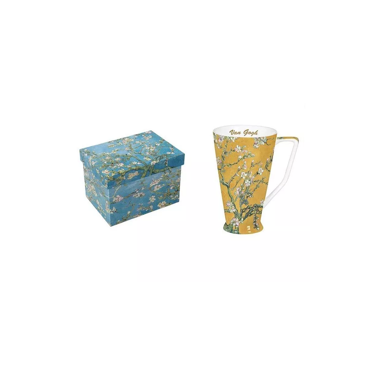 Coffret 1 Mug 500ml Les Amandiers Van Gogh Jaune