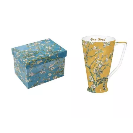 Coffret 1 Mug 500ml Les Amandiers Van Gogh Jaune