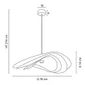 Suspension Selenitis 56 cm