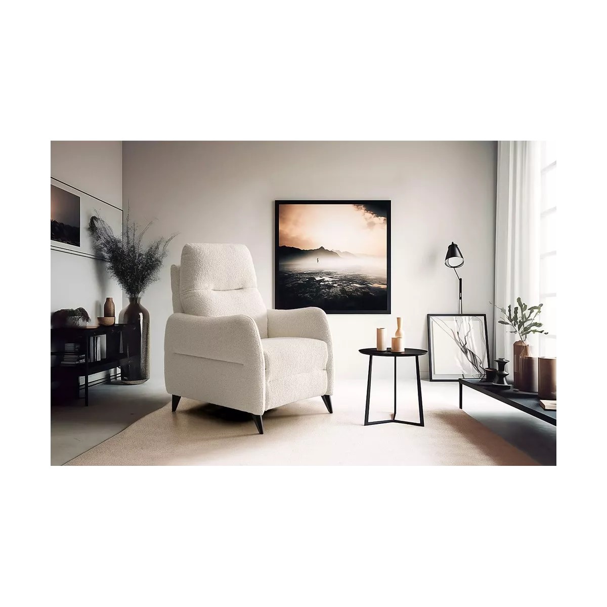 Fauteuil Mercury Releveur Blanc