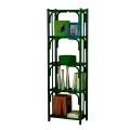 Etagère Rome en rotin Vert 46x145