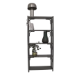 Etagère Rome en rotin Titan 66x145
