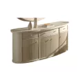 Bahut Kos 214 cm 4 Portes Ivoire