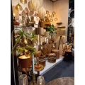 Table d'apoint Mooca 33x33 Cognac