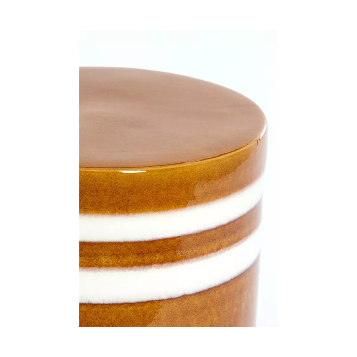 Table d'apoint Mooca 42x42 Cognac