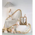 Lampe Becky Beige et blanc H.60cm