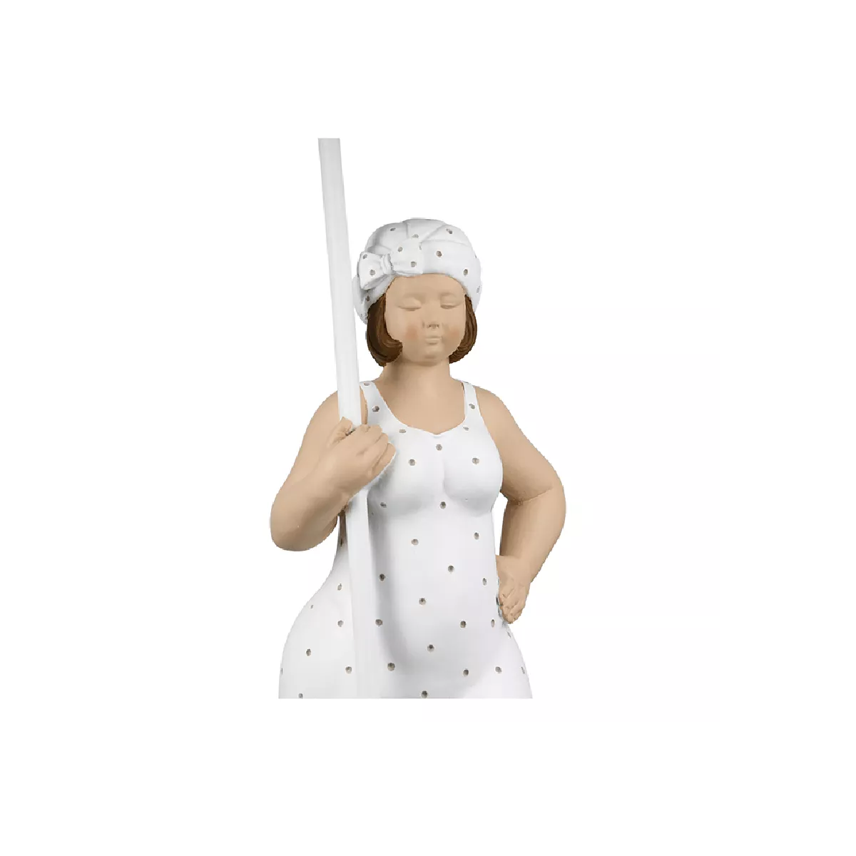 Lampe Becky Beige et blanc H.60cm