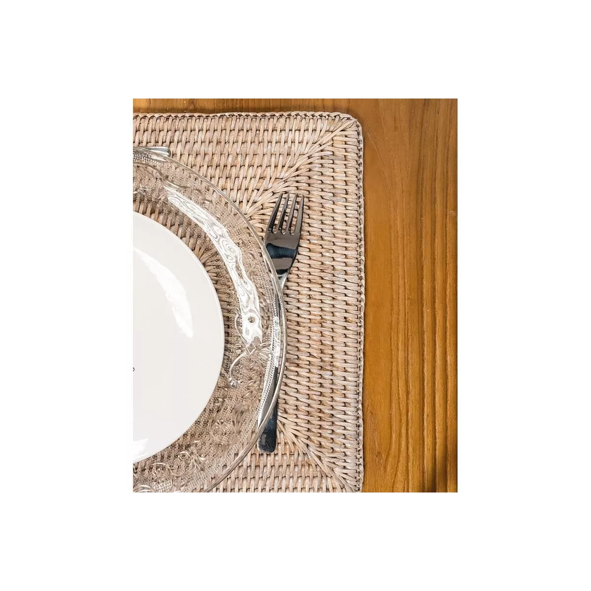 Set de table en rotin Blanchi 40x30