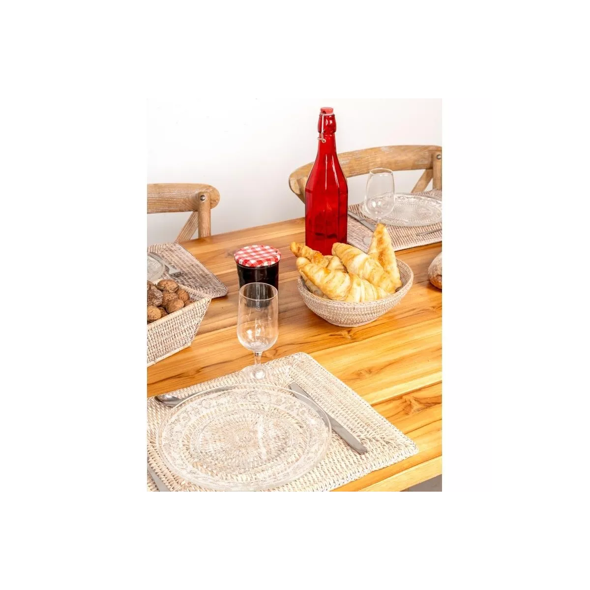 Set de table en rotin Blanchi 40x30