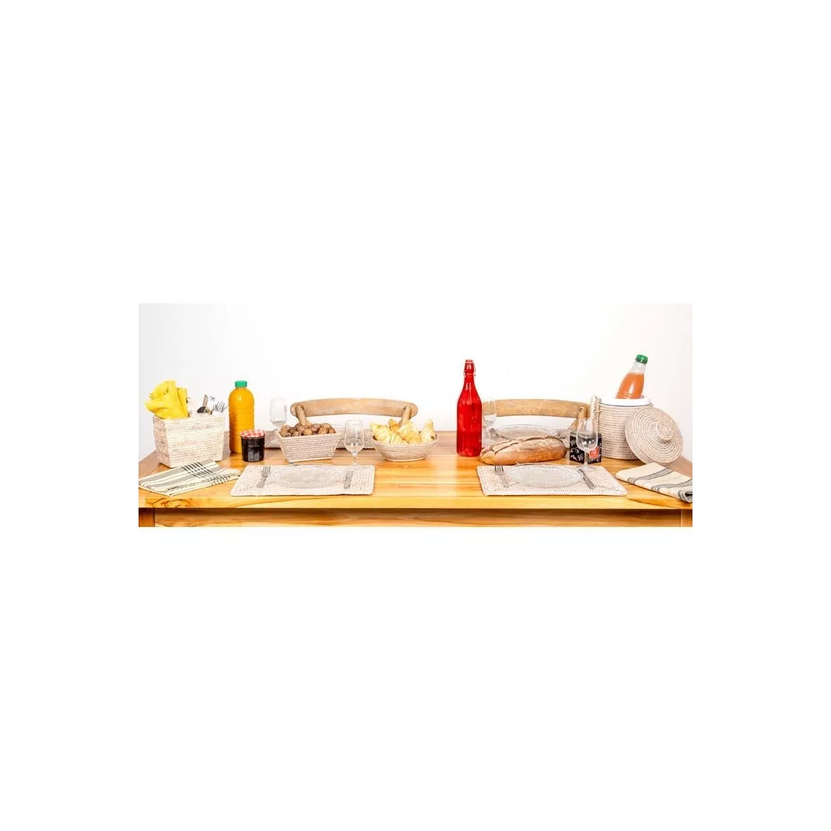 Set de table en rotin Blanchi 40x30