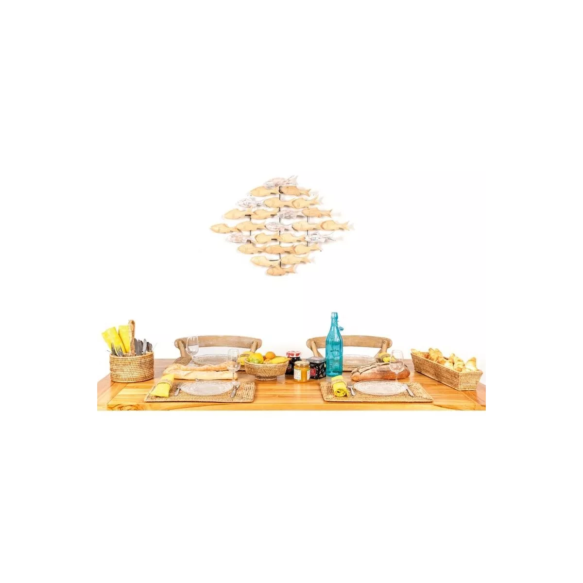 Set de table en rotin Naturel 46x31