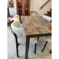 Table Poker 120/180 cm en Céramique Moro