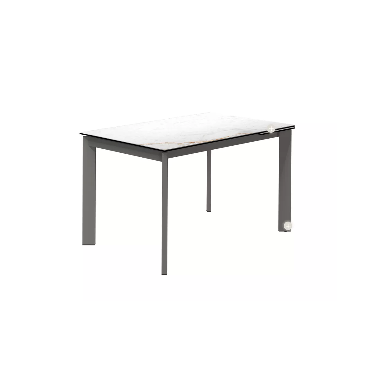Table Poker 110/170 cm en Céramique Abu Dabi