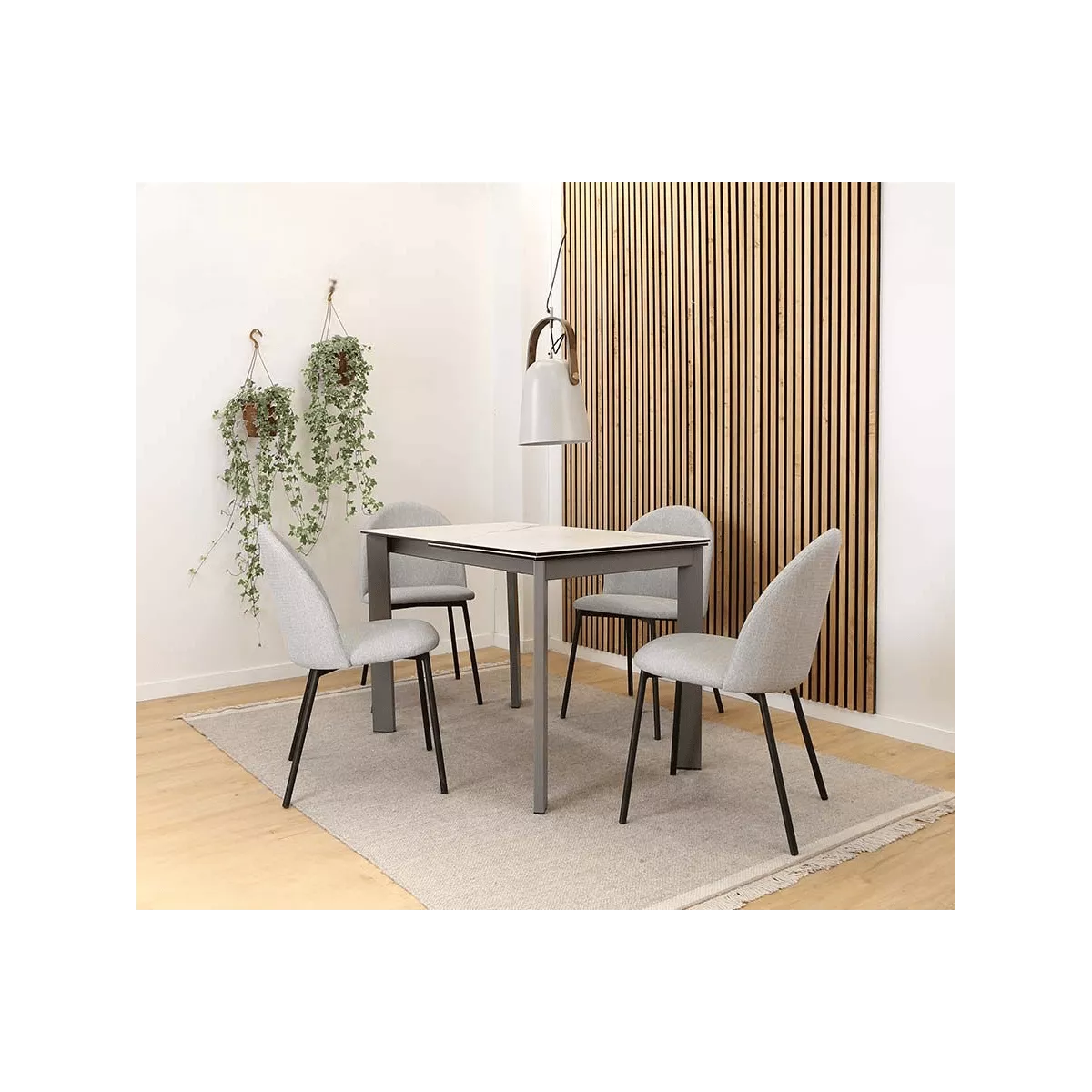 Table Poker 110/170 cm en Céramique Abu Dabi