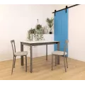 Table Poker 110/170 cm en Céramique Abu Dabi