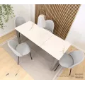 Table Poker 110/170 cm en Céramique Abu Dabi