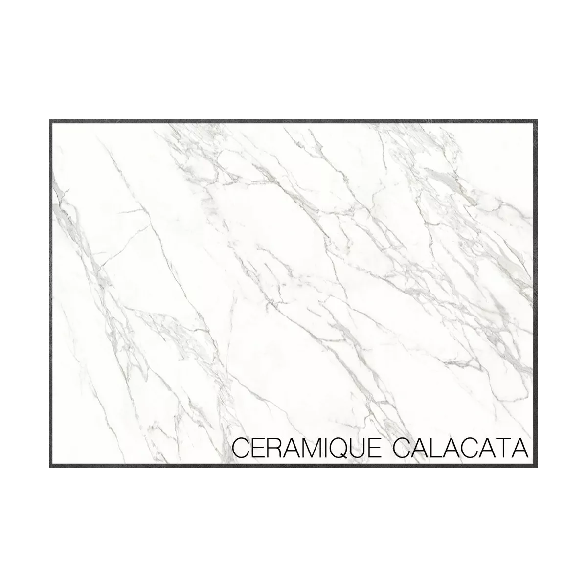 Table Sfera ovale 145cm en Céramique Marbre Blanc