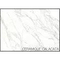 Table Sfera ovale 145cm en Céramique Marbre Blanc