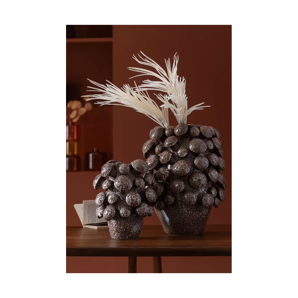 Vase Natalia Champignon PM h32 cm
