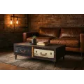 Table Basse Valise 2 Tiroirs