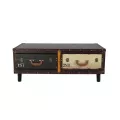 Table Basse Valise 2 Tiroirs