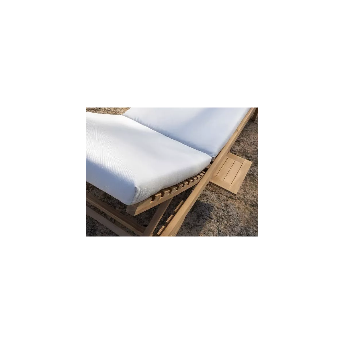 Chaise Longue en Teck Novo
