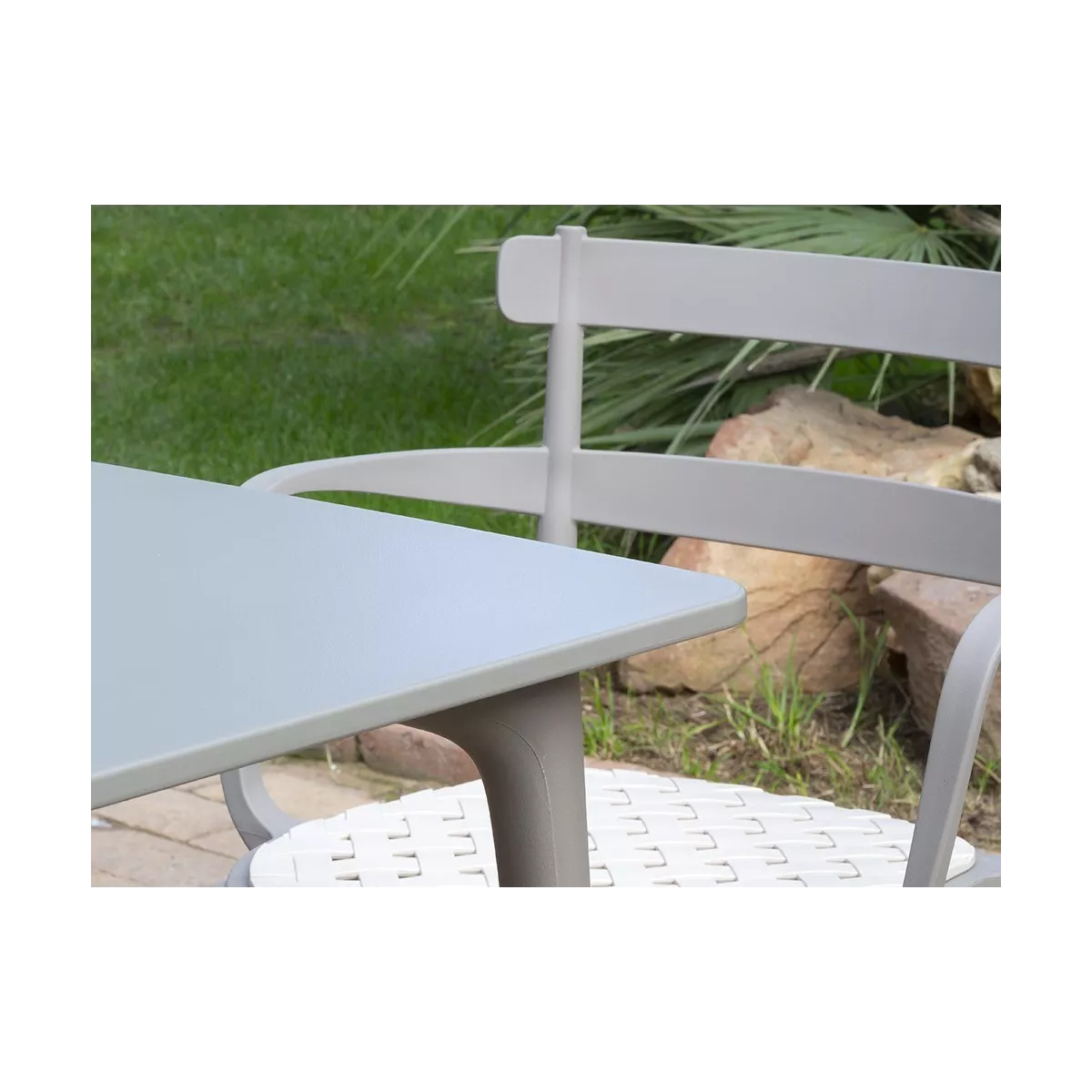 Fauteuil Repas Orba Taupe