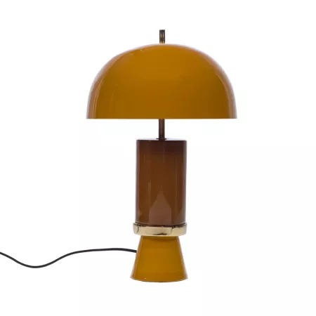 Lampe Vintage Bicolore Marron/Jaune 51h
