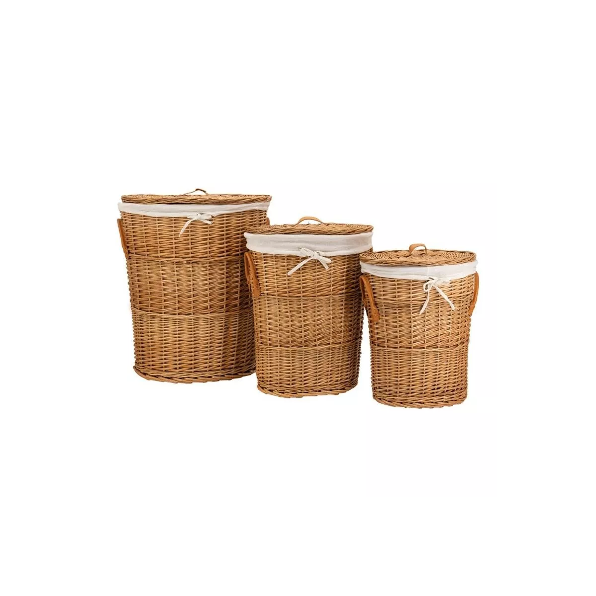 Panière à Linge Ovale Osier 40X30