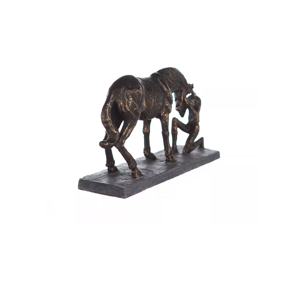 Sculpture Cheval Tendresse h.20cm