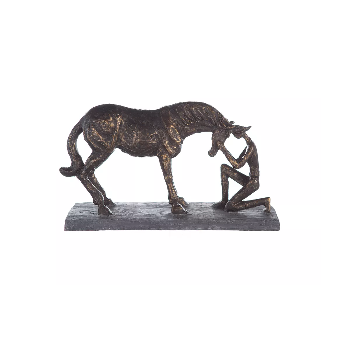 Sculpture Cheval Tendresse h.20cm