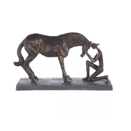 Sculpture Cheval Tendresse h.20cm
