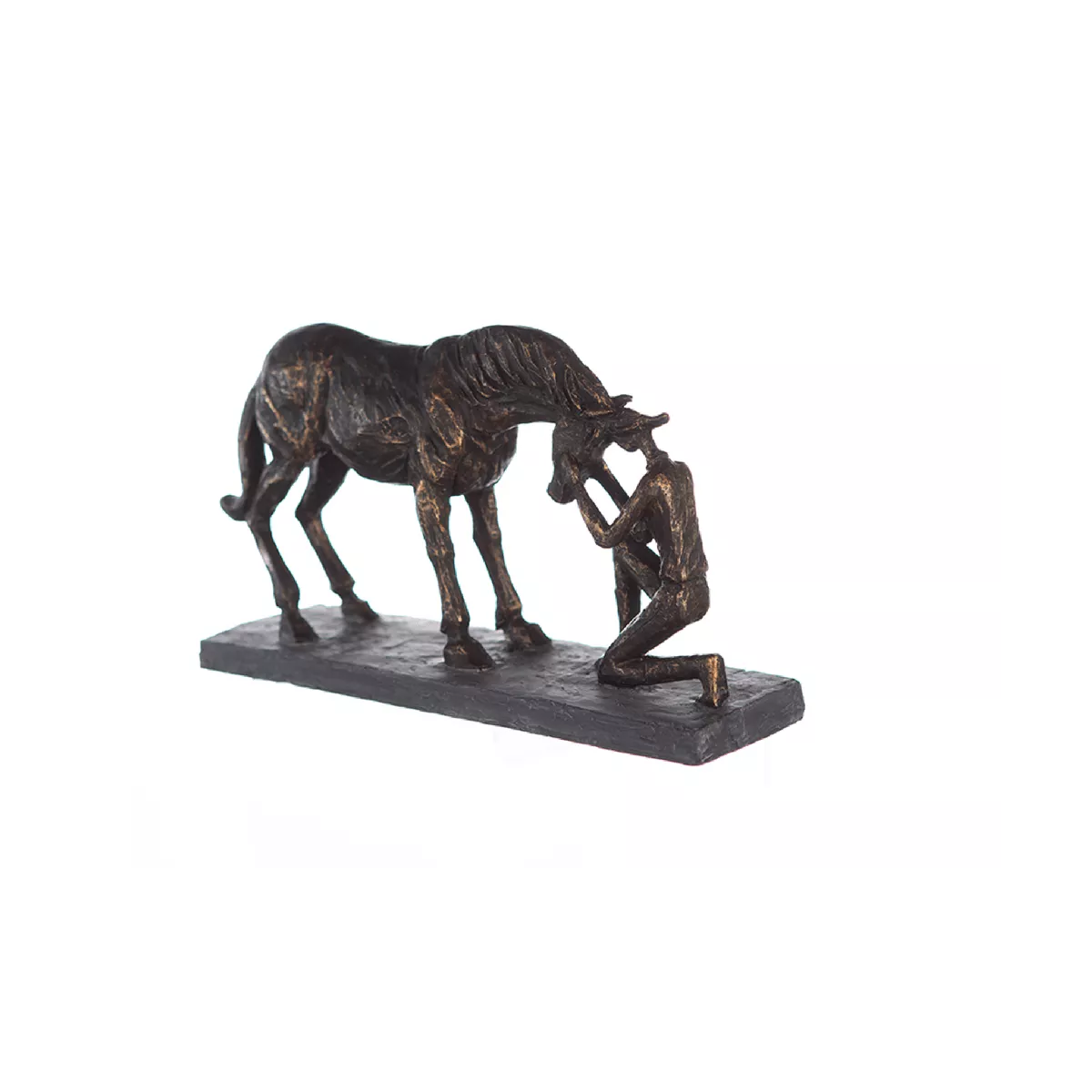 Sculpture Cheval Tendresse h.20cm