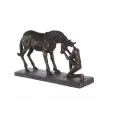 Sculpture Cheval Tendresse h.20cm