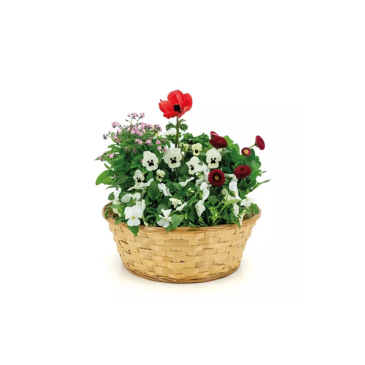 Corbeille Ronde Bambou 30x30
