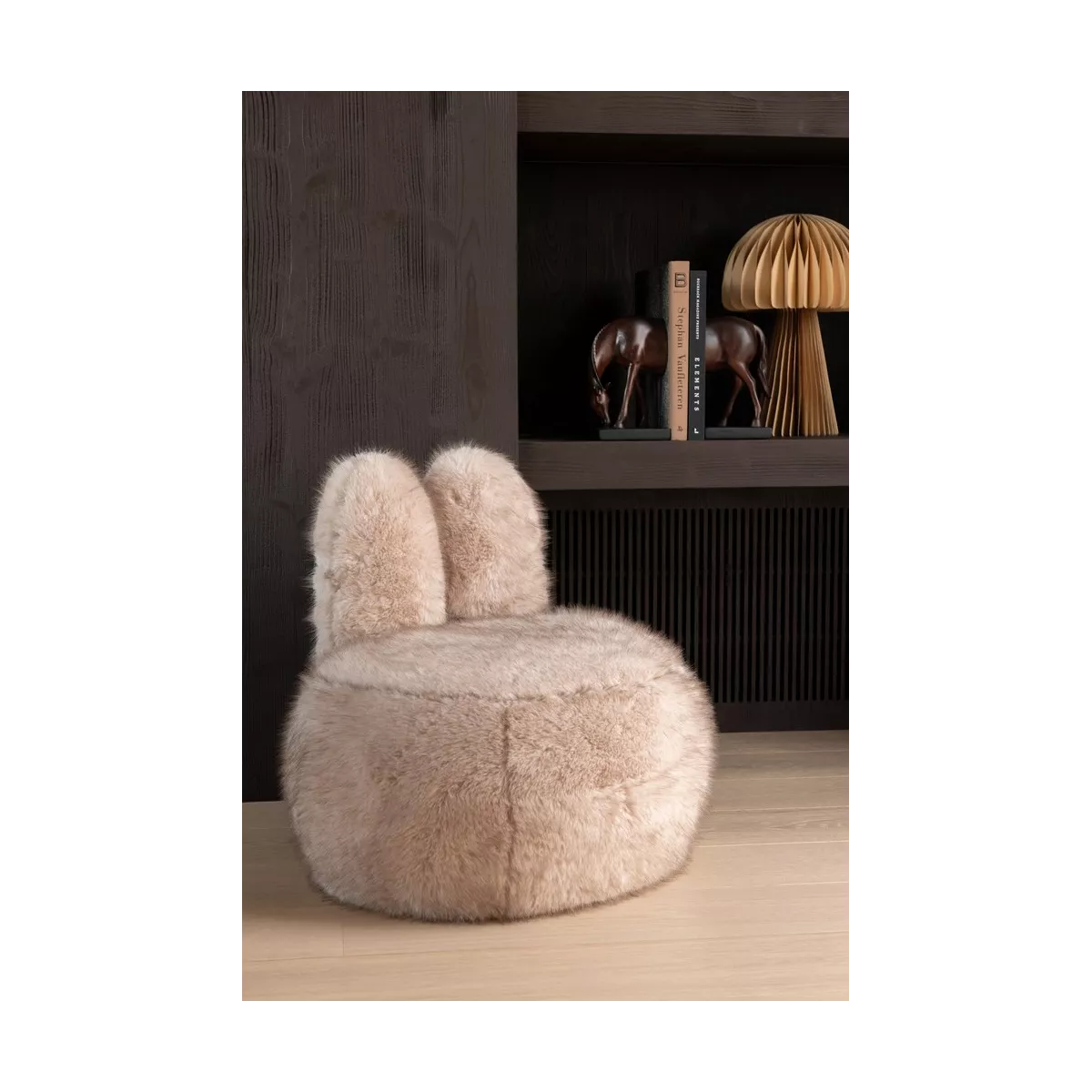 Pouf avec Dossier Oreille de Lapin