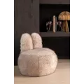Pouf avec Dossier Oreille de Lapin